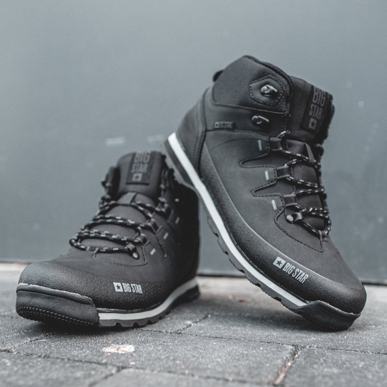 Miesten vaelluskengät Big Star Black EE174437 musta 2