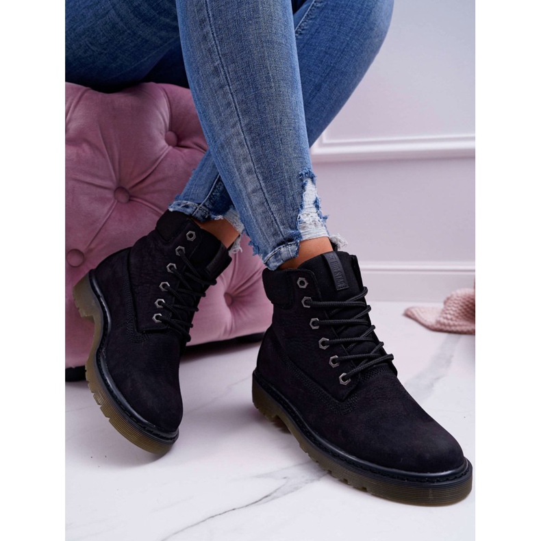 Naisten saappaat Trapper Big Star Black EE274014 musta 1