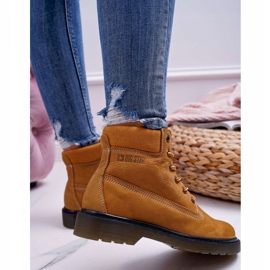 Naisten saappaat Trapperit Big Star Camel EE274013 ruskea 2