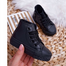 FRROCK Mustat Filemon -lasten lämpimät lenkkarit 2