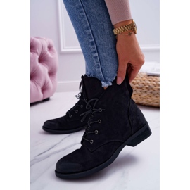 S.Barski Naisten korkeat saappaat Musta Mokkanahka Barski 75-13 1