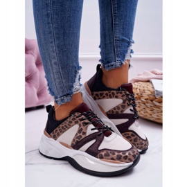 Naisten urheilukengät Burgundy Snake Skin Larey punainen 2