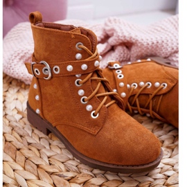 FP1 Pearl Camel Nargos lasten saappaat ruskea 1