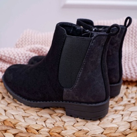 POPA Nuoret musta Mergolo Flat Heel Boots 2