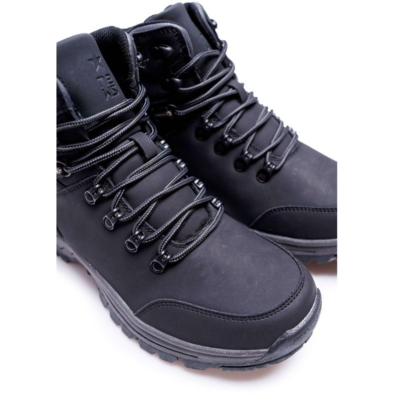 EVE Miesten mustat lämpimät vaelluskengät Derex 2