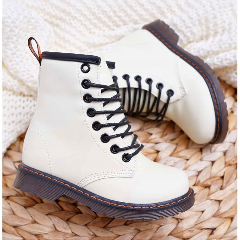 FRROCK Lasten lämpimät saappaat vetoketjulla, fosforoiva valkoinen gabby 2