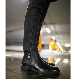 Miesten saappaat Nahka Big Star Musta EE174287 1