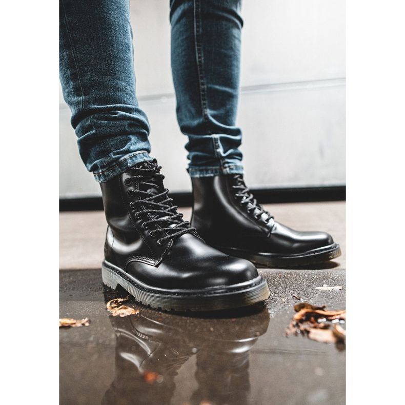 Miesten vaelluskengät Nahka Big Star Musta EE174268 1