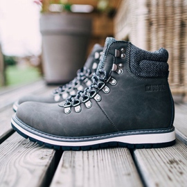 Miesten saappaat Trapperit Big Star Grey EE174405 harmaa 2