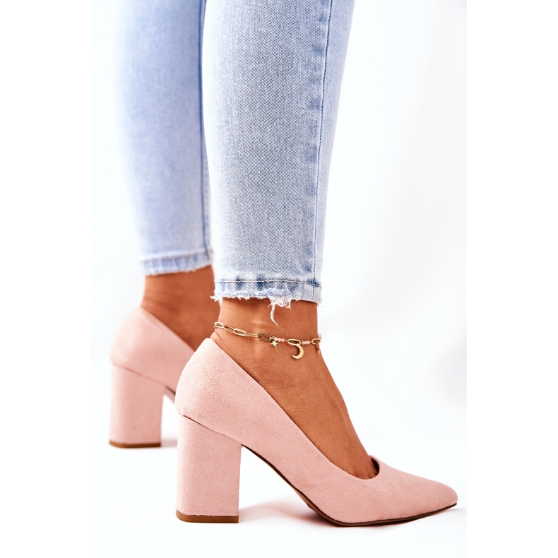 SEA Naisten Avokkaat Kantapää Mokkanahka Beige Florena 1