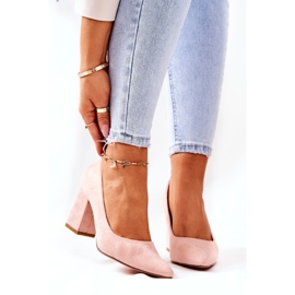 SEA Naisten Avokkaat Kantapää Mokkanahka Beige Florena 2