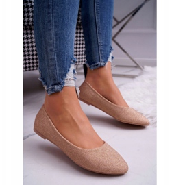 PS1 Naisten ballerinat Glitter Rose Gold Fifi kultainen 1