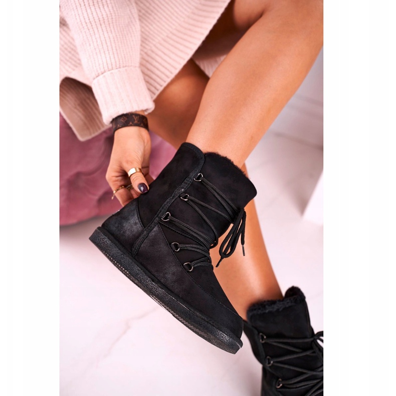 HAN Naisten lumisaappaat turkis musta Ilana 2