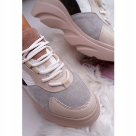 SEA Naisten urheilukengät Paksu pohja Beige Cardamon 2