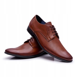 Miesten Brogues Elegant Nahka Bednarek Ruskea Herodes 1