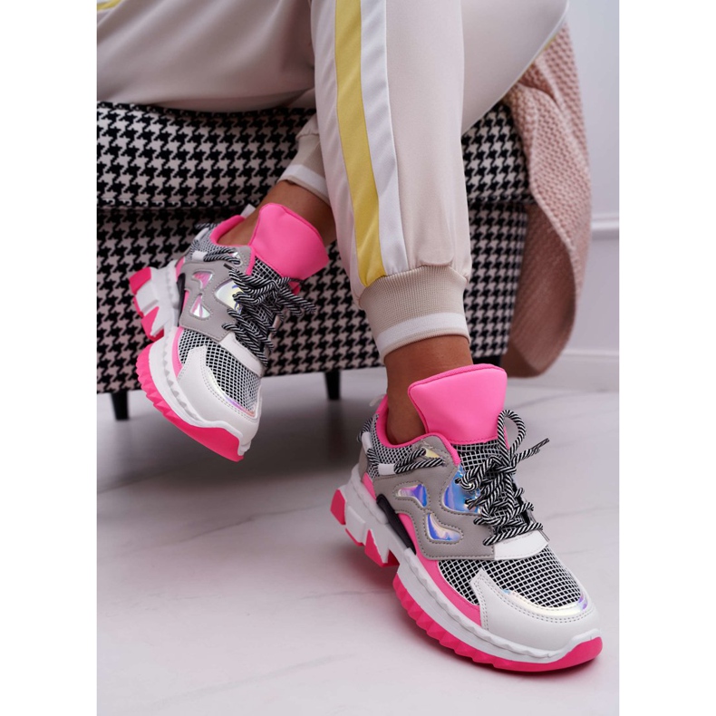 SEA Urheilulliset naisten kengät Värikkäät fuksiaväriset insertit vaaleanpunainen monivärinen 1