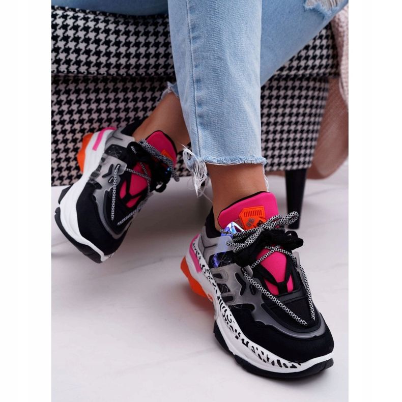 PS1 Naisten urheilukengät, musta Focus 2