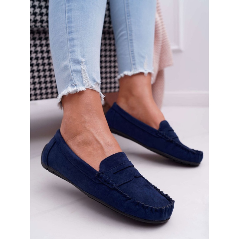 SEA Naisten Loaferit Navy Blue Suede Bolero tummansininen 1