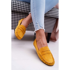 SEA Naisten keltaiset Loaferit Mokkanahka Bolero keltainen 2