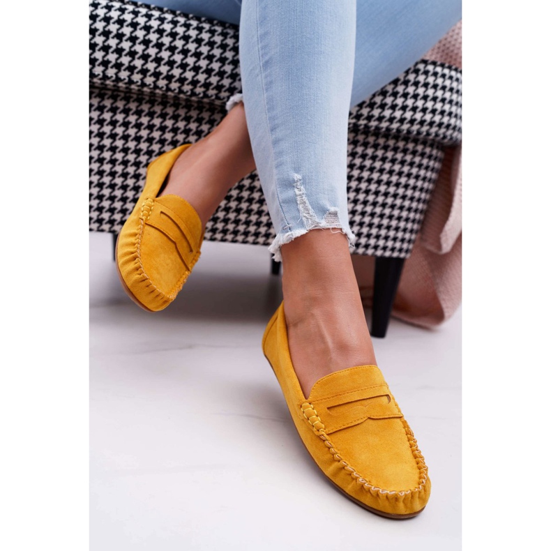 SEA Naisten keltaiset Loaferit Mokkanahka Bolero keltainen 2