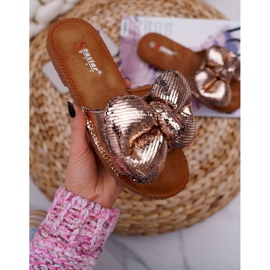 SEA Naisten tossut, joissa on iso rusetti samppanjaa Big Love monivärinen 1