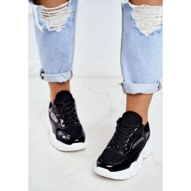 BUGO Naisten urheilukengät, lakatut musta Wenson 2