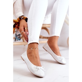 EVE Klassiset naisten ballerinat profiloitu pohjallinen Silver Fimme harmaa 1