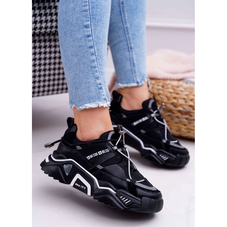 Naisten urheilukengät Big Star, Daniel Lopez, musta FF274A541 1