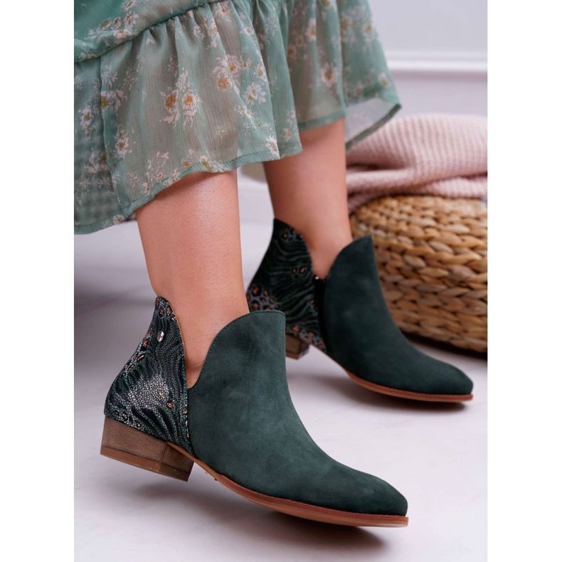 Naisten Matalakengät Maciejka Kevätnahka Vihreä 04091-19 1