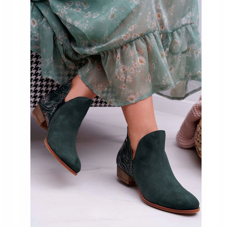 Naisten Matalakengät Maciejka Kevätnahka Vihreä 04091-19 2