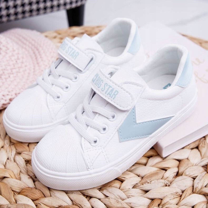 Big Star Lasten lenkkarit Lasten iso tähti tarranauhalla valkoinen FF374120 1