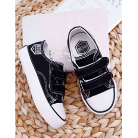 Lasten kengät Tennarit Big Star Velcro Black FF374062 musta 1
