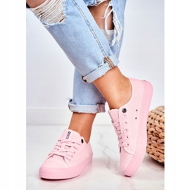 Naisten lenkkarit Big Star Light Pink DD274443 vaaleanpunainen 2