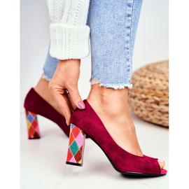 Naisten Avokkaat Sergio Leone Suede Fuchsia PB135 Be Mine! vaaleanpunainen 2