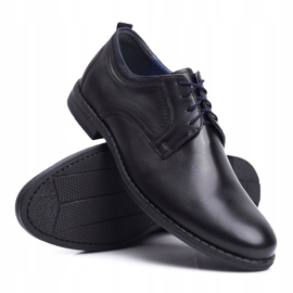 Miesten Brogues -kengät Casual Nikopol -nahka musta 1726 2