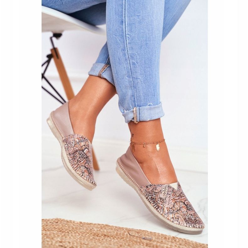 Naisten ballerinat Maciejka Nahka Beige 01930-59 / 00-0 2