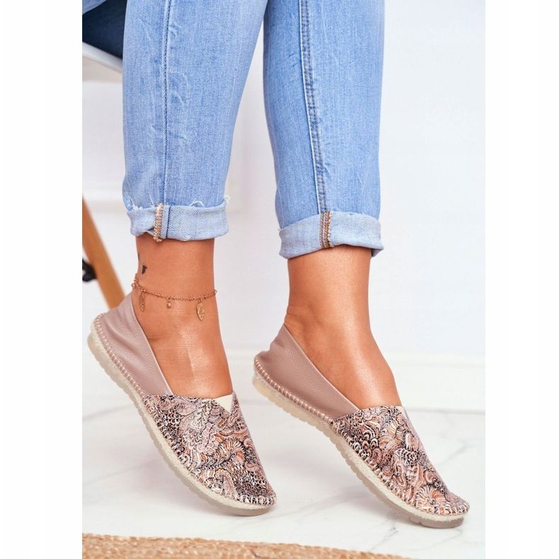 Naisten ballerinat Maciejka Nahka Beige 01930-59 / 00-0 1