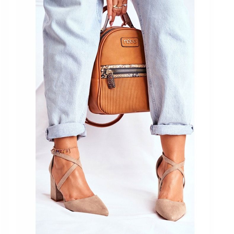 PS1 Naisten Avokkaat Kantapäässä Spitz Beige Traffic 2