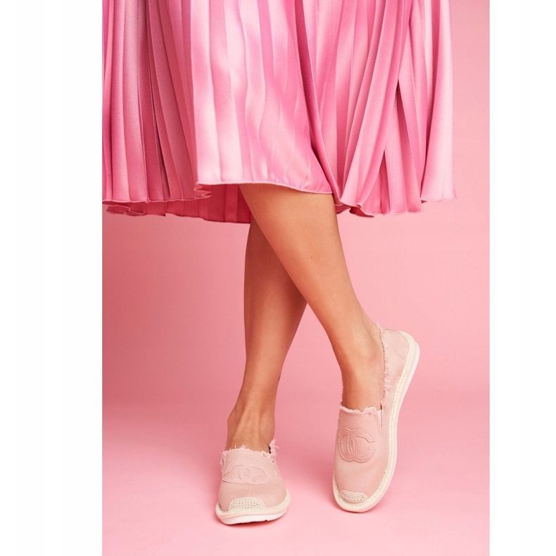 PS1 Naisten Espadrilles Pink Flaure vaaleanpunainen 2