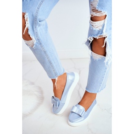 S.Barski Naisten Loaferit Nahka Sininen Lovren 2