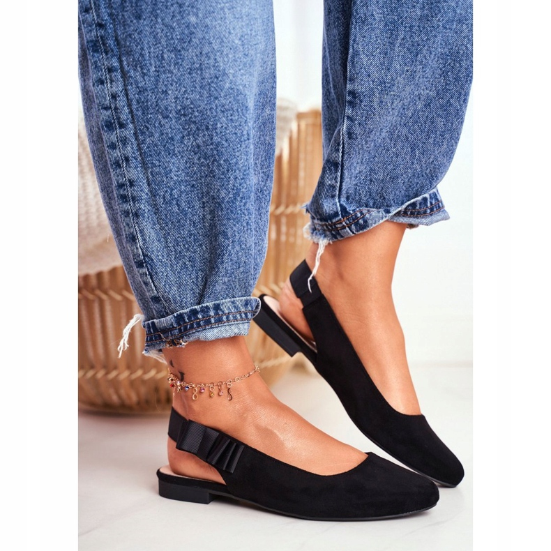 Naisten Mokkanahka -balerinat Sergio Leone BL615 Black Lilon musta 1