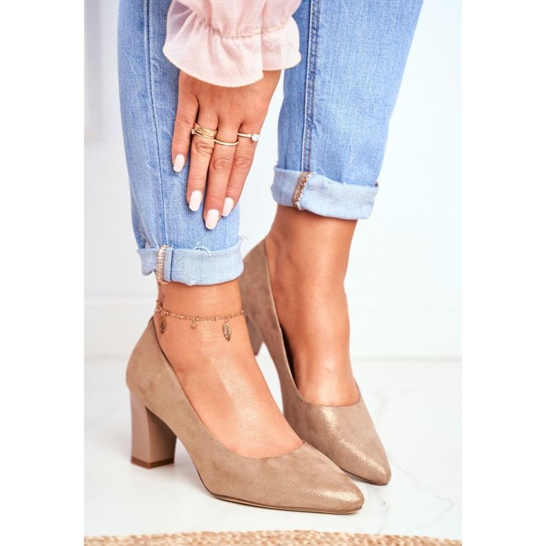 Naisten Avokkaat Sergio Leone PB403 Shimmering Beige Herline 1