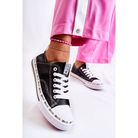 Naisten lenkkarit Big Star Openwork Black FF274023 musta 2