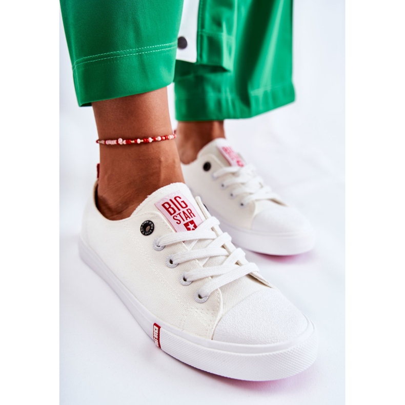 Naisten lenkkarit Big Star White FF274087 valkoinen 2