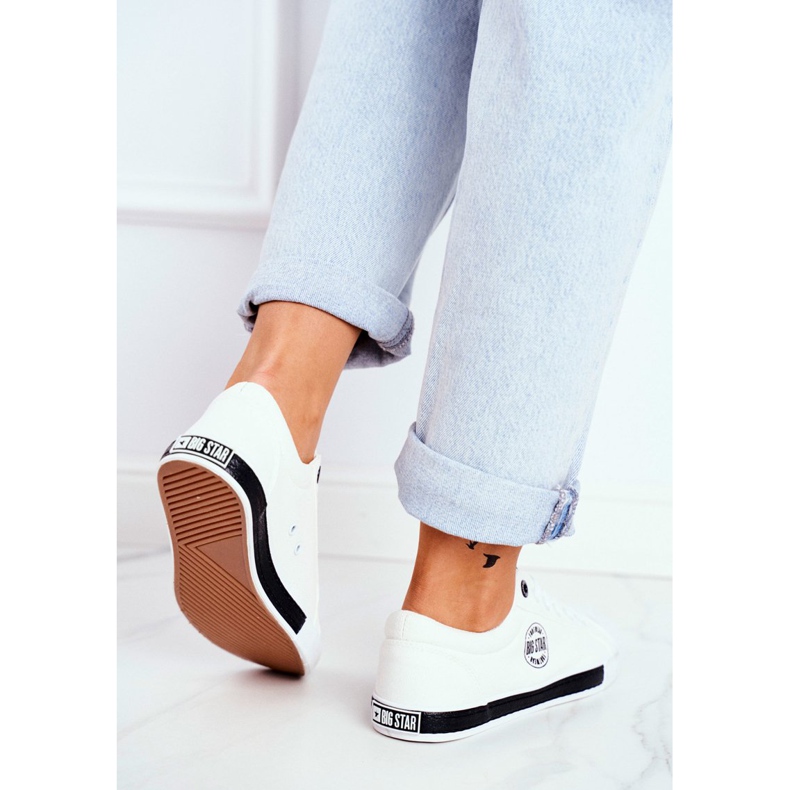 Naisten lenkkarit Big Star White FF274228 valkoinen 2