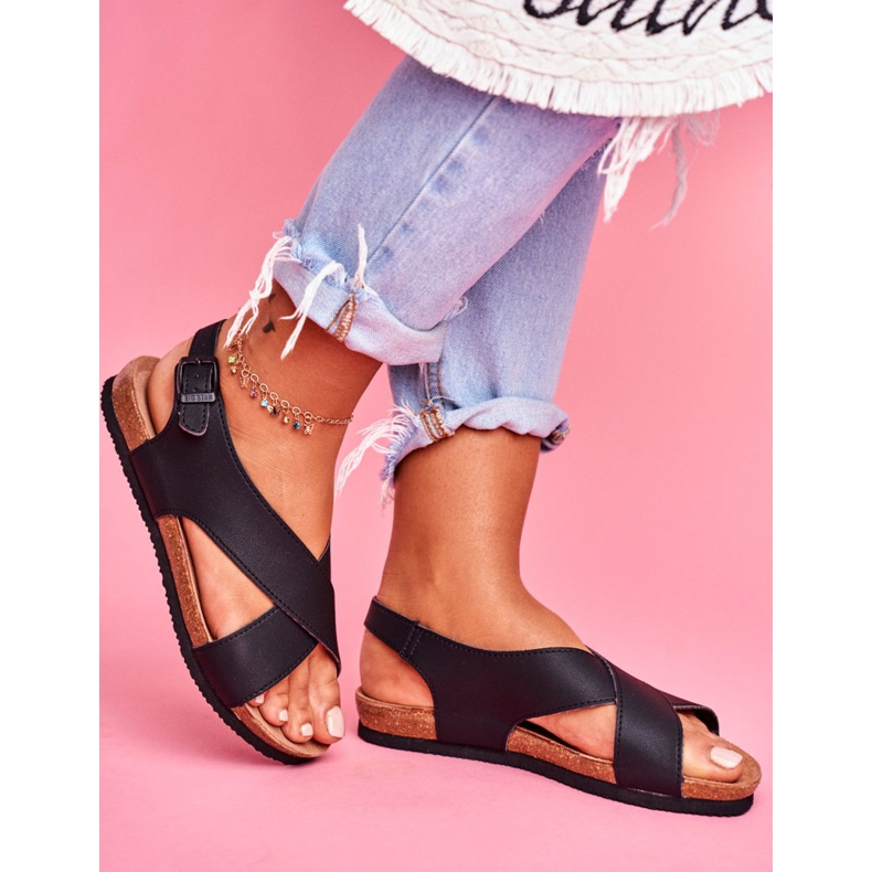 Naisten sandaalit Big Star Black FF274621 musta 2