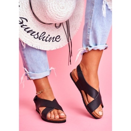 Naisten sandaalit Big Star Black FF274621 musta 1