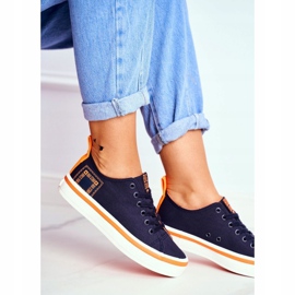 Naisten lenkkarit Big Star Navy Blue FF274A070 tummansininen 1