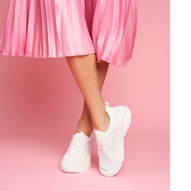 Naisten urheilukengät Big Star White FF274954 valkoinen 1