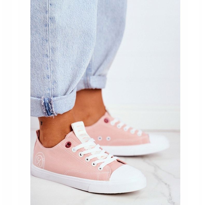 Cross Jeans Naisten lenkkarit Cross Farkut Pinkki FF2R4019C vaaleanpunainen 1